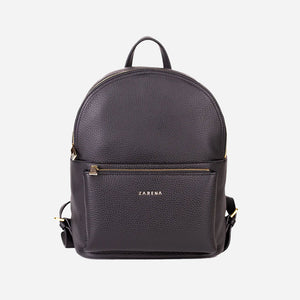 SANDRA - rucsac de piele - negru