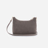 Amy - Geantă Crossbody Mică din Piele Întoarsă – Taupe