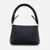 Sophia – Geantă Mică Crossbody din Piele Ecologică  cu Mâner Împletit – Negru
