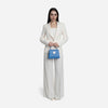 IRIS mini - geantă mică tip cross body - albastră