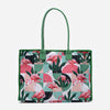 Moana - Geantă Shopper Textilă cu Imprimeu flamingo