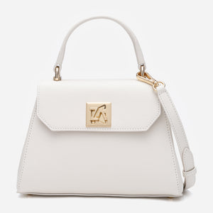 Iris Mini – Geantă Crossbody mică – alb perlat