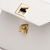 Iris Mini – Geantă Crossbody mică – alb perlat