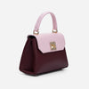 IRIS mini – geantă mică crossbody în roz și mov