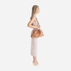 June - Clutch cu bretea crossbody - maro