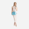 June - Clutch cu bretea crossbody - albastru