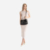 June - Clutch cu bretea crossbody - negru