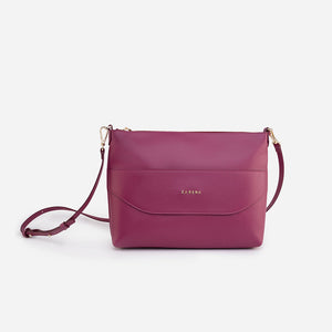 ANNA-geantă tip cross body - ciclamen