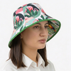 Pălărie Bucket Din Material Textil Cu Imprimeu Flamingo