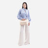 GALIA - geantă de umăr / cross body/-alb