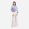 Dany mini - geantă mică tip cross-body - alba