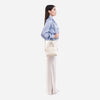 Dany mini - geantă mică tip cross-body - alba