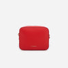 Paula - Geantă mică tip crossbody cu fermoar - Roșu