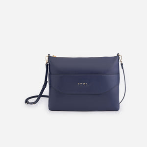 ANNA-geantă tip cross body-albastru inchis
