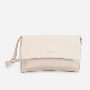 GALIA - geantă de umăr / cross body/-alb