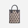 Nicoletta - geantă mică crossbody din pânză imprimată
