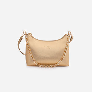 Amy - geantă mică crossbody - aurii