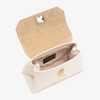 Iris Mini – Geantă Crossbody mică – alb perlat