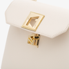 Iris Mini – Geantă Crossbody mică – alb perlat