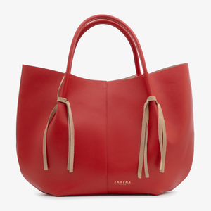 Irene - Geantă de umăr - Shopper - roșu