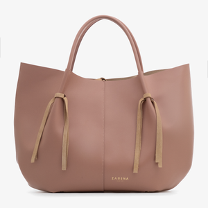 Irene - Geantă de umăr - Shopper -  culoarea pudrei