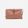 Adi - Geantă crossbody cu detaliu metalic - maro