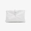 Adi - Geantă crossbody cu detaliu metalic - alb