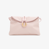 Adi - Geantă crossbody cu detaliu metalic - roz