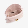 Adi - Geantă crossbody cu detaliu metalic - roz