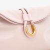 Adi - Geantă crossbody cu detaliu metalic - roz