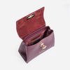 IRIS mini - geantă mică tip cross body - vișiniu