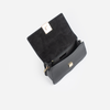 DAYANA geantă tip cross-body culoare neagră cu accesorii argintii