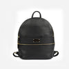 POPPY - negru rucsac de piele
