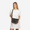 ROSE - geantă de umăr +cross body - neagră