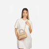 IRIS mini - geantă mică tip cross body - bej