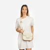 ROSE - geantă de umăr +cross body - alb