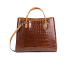 NICOLE - geantă tip tote - culoare maro