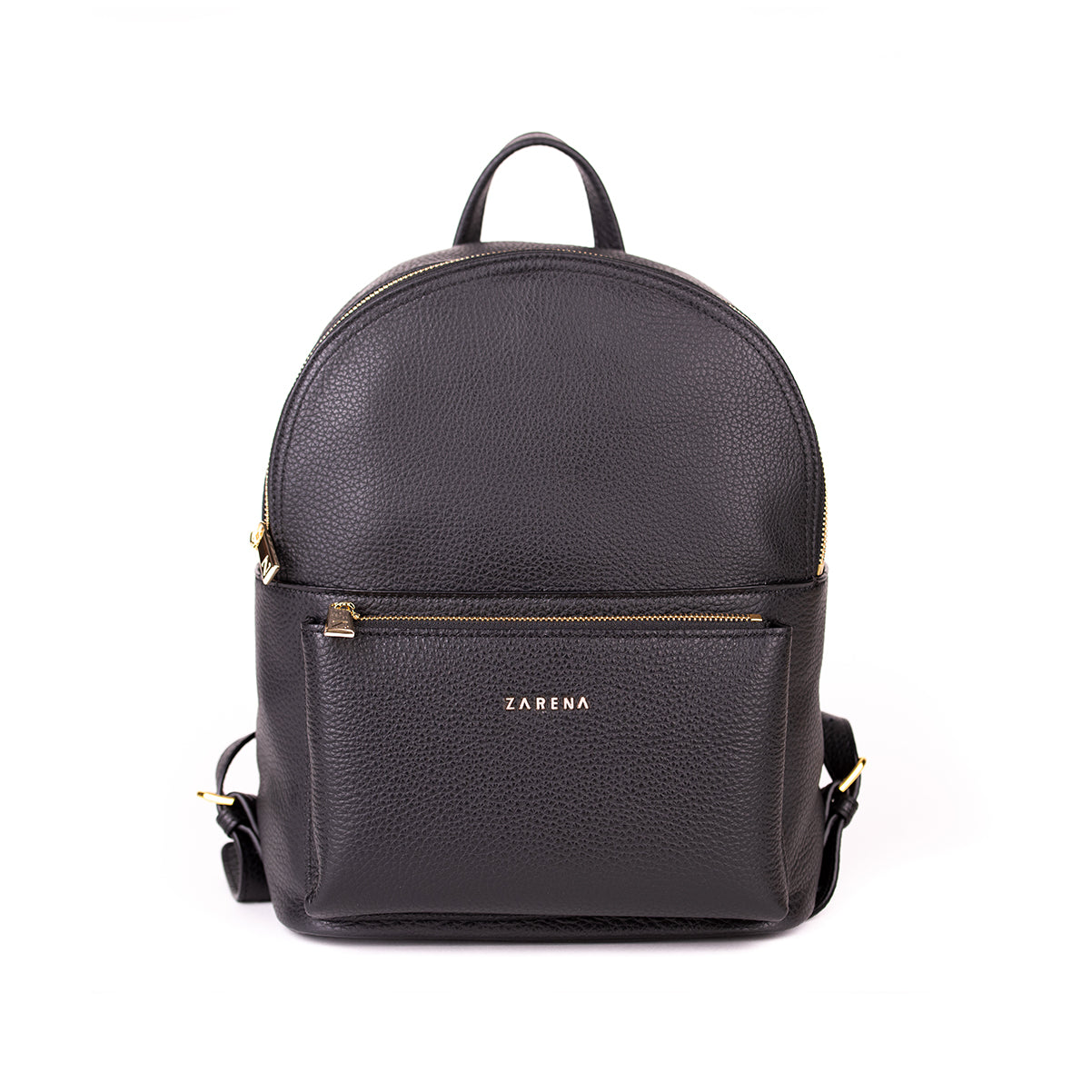 SANDRA - rucsac de piele - negru