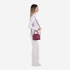 Dany mini - geantă mică tip cross-body - violet purpuriu